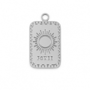 Anh&auml;nger aus Stainless Steel - Rostfreiem Stahl La Luna 'Power' Silver