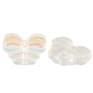 Glas Perlen Butterfly Crystal AB