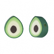 Perlen Polymer Avocado Green-white