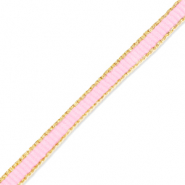 Schmuckband Light pink-gold
