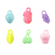 Perlen im Acryl-Look Fruit Multicolour pastel