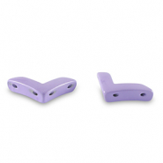 Tile bead Arrow Paisley purple