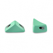 Tile bead Triangle Turquoise