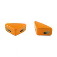 Tile bead Triangle Orange