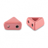 Tile bead Triangle Lantana pink
