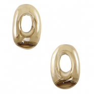 Perlen Griechische Keramik DQ Oval Greige