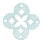 Anh&auml;nger aus Resin Mosaik Sky blue
