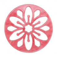 Anh&auml;nger aus Resin Mandala Mellow rose