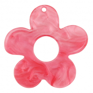 Anh&auml;nger aus Resin Blume Mellow rose