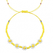 Armband Blume Yellow-white