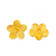 Perlen Acryl Flower Transparent spectra yellow