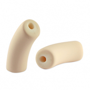 Acrylperlen tubes matt Apricot beige