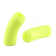 Acrylperlen tubes matt Neon yellow