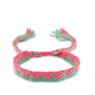 Armband Neon pink-turquoise