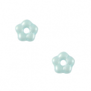 Tschechische Perlen Flower 5mm Light blue