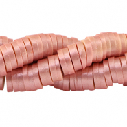 Perlen Katsuki 4mm Burnt coral pink-pearl shine coating