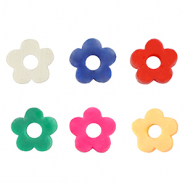 Perlen Katsuki Flower 6mm Multicolour-pearl shine coating