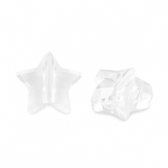 Perlen Acryl Star Transparent