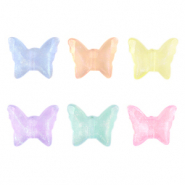 Perlen Acryl Butterfly Multicolour transparant AB