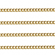 Zubeh&ouml;r aus Stainless Steel - Rostfreiem Stahl Gliederkette Gold