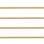 Zubeh&ouml;r aus Stainless Steel - Rostfreiem Stahl Gliederkette Gold