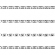 Zubeh&ouml;r aus Stainless Steel - Rostfreiem Stahl Gliederkette Twist Silver