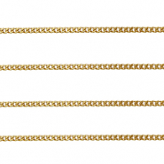 Zubeh&ouml;r aus Stainless Steel - Rostfreiem Stahl Gliederkette Gold