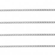 Zubeh&ouml;r aus Stainless Steel - Rostfreiem Stahl Gliederkette Silver