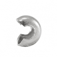 Zubeh&ouml;r aus Stainless Steel - Rostfreiem Stahl Quetsch-Kaschierperlen 4mm Silver