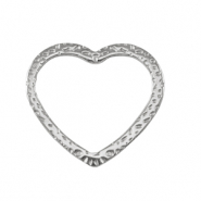 Anh&auml;nger aus Stainless Steel - Rostfreiem Stahl Heart Silver