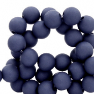 6 mm Perlen aus Acryl Navy blue
