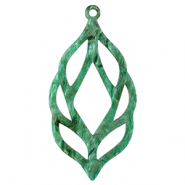 Anh&auml;nger aus Resin Multicolor green