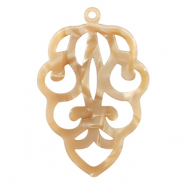 Anh&auml;nger aus Resin Sand brown