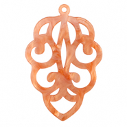 Anh&auml;nger aus Resin Coral red
