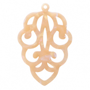 Anh&auml;nger aus Resin Peach blush opal