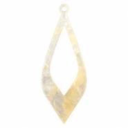 Anh&auml;nger aus Resin Sand beige transparent