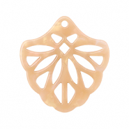 Anh&auml;nger aus Resin Peach blush opal