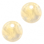 Anh&auml;nger aus Resin 12mm Sand beige transparent
