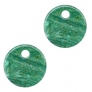 Anh&auml;nger aus Resin 12mm Multicolor green