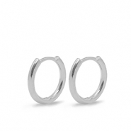 Zubeh&ouml;r Metall DQ Ohrringe Creolen 16mm Silber (Nickelfrei)