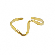 Stainless Steel - Rostfrei Stahl Ringe Gold