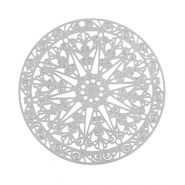 Anh&auml;nger aus Stainless Steel - Rostfreiem Stahl Bohemian 40mm Silver