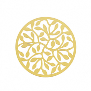 Anh&auml;nger aus Stainless Steel - Rostfreiem Stahl Bohemian 33mm Gold