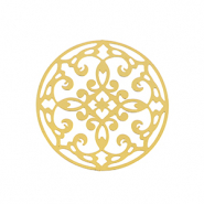 Anh&auml;nger aus Stainless Steel - Rostfreiem Stahl Bohemian 28mm Gold