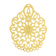 Anh&auml;nger aus Stainless Steel - Rostfreiem Stahl Bohemian Gold