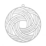 Anh&auml;nger aus Stainless Steel - Rostfreiem Stahl Bohemian 45mm Silver