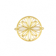 Anh&auml;nger aus Stainless Steel - Rostfreiem Stahl Bohemian Zwischenst&uuml;ck 20mm Gold