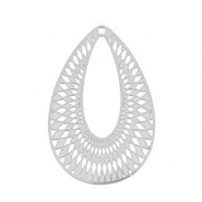 Anh&auml;nger aus Stainless Steel - Rostfreiem Stahl Bohemian Drop Silver