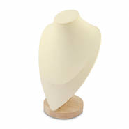 Schmuck Display B&uuml;ste f&uuml;r Ketten Natural-beige
