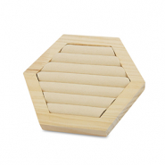 Schmuck Display f&uuml;r Ringe Natural-beige